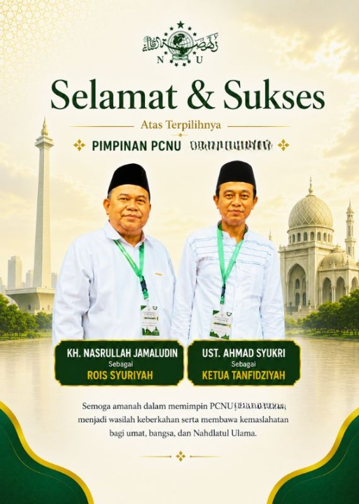 PWNU  Pengurus Wilayah Provinsi Papua Barat Daya Rois Syuriyah KH Nasrullah Jamaludin dan Ketua Tanfidziyah Ust Ahmad Syukri